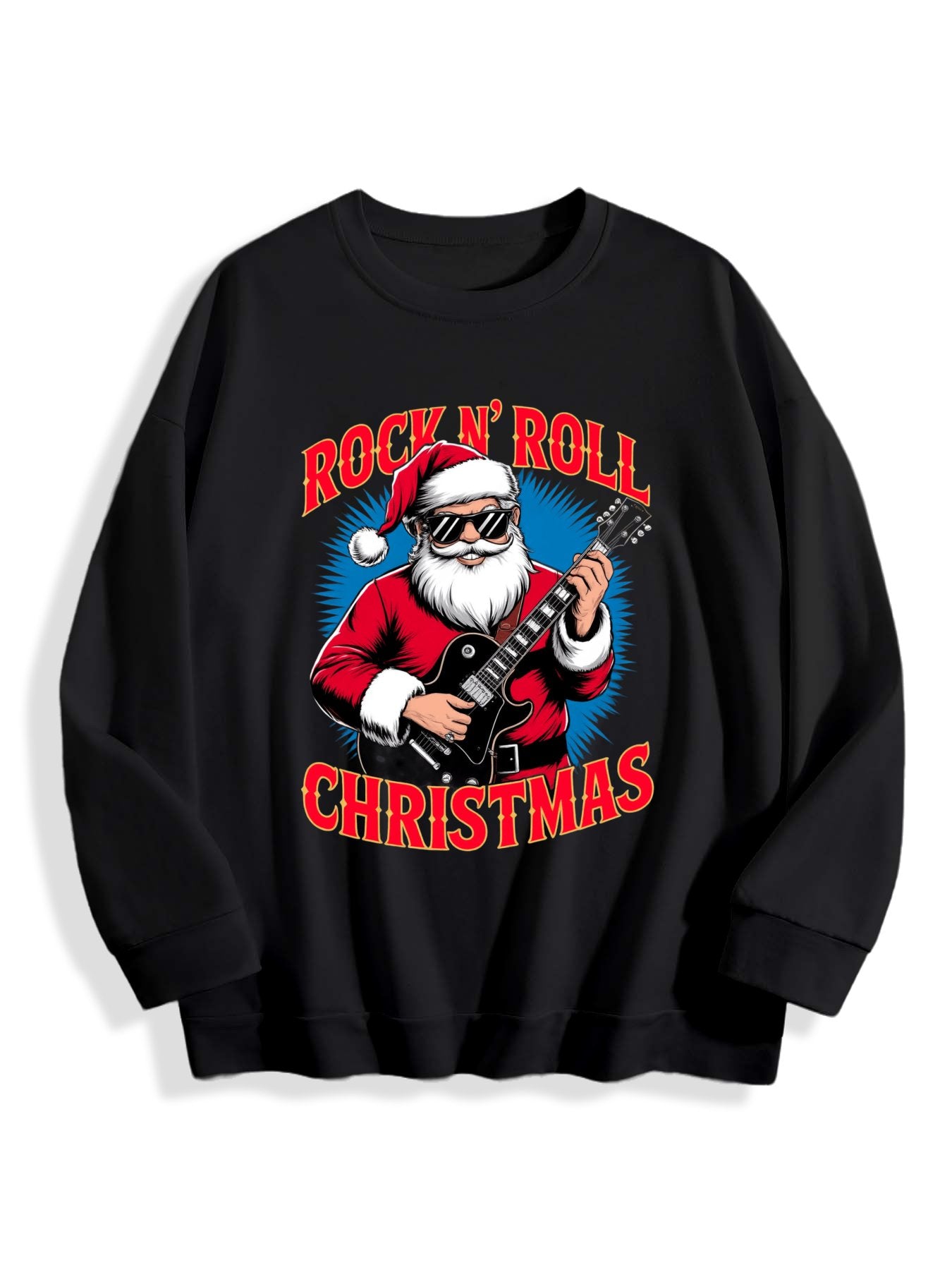 Customized Christmas-themed hoodies Holding a gun