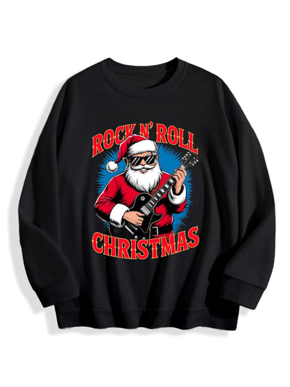 Customized Christmas-themed hoodies Holding a gun