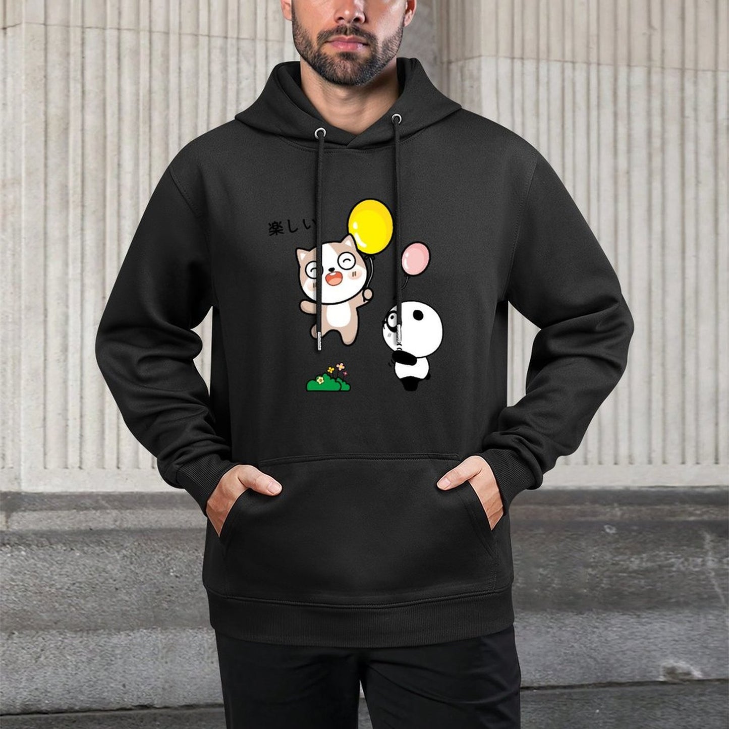 IPBR 250g Hooded Pocket Sweatshirt Front GraphicMen's Hooded  Sweatshirt4000951