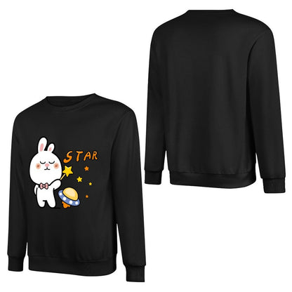 Front Patterned Long Sleeve TopClean AllSeason