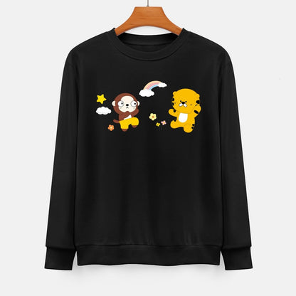  Front Patterned Long Sleeve TopOriginal Recycled