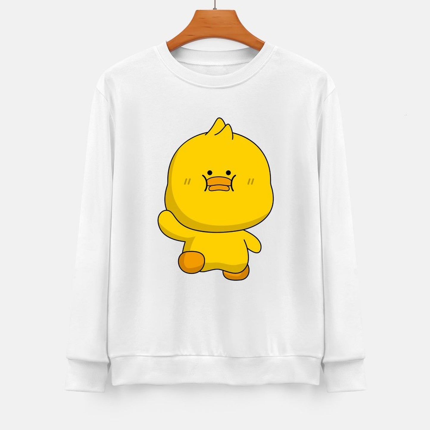 Front Patterned Long Sleeve TopOriginal Clean Edges