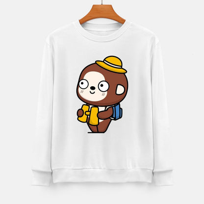 Front Patterned Long Sleeve TopSoftTouch Urban