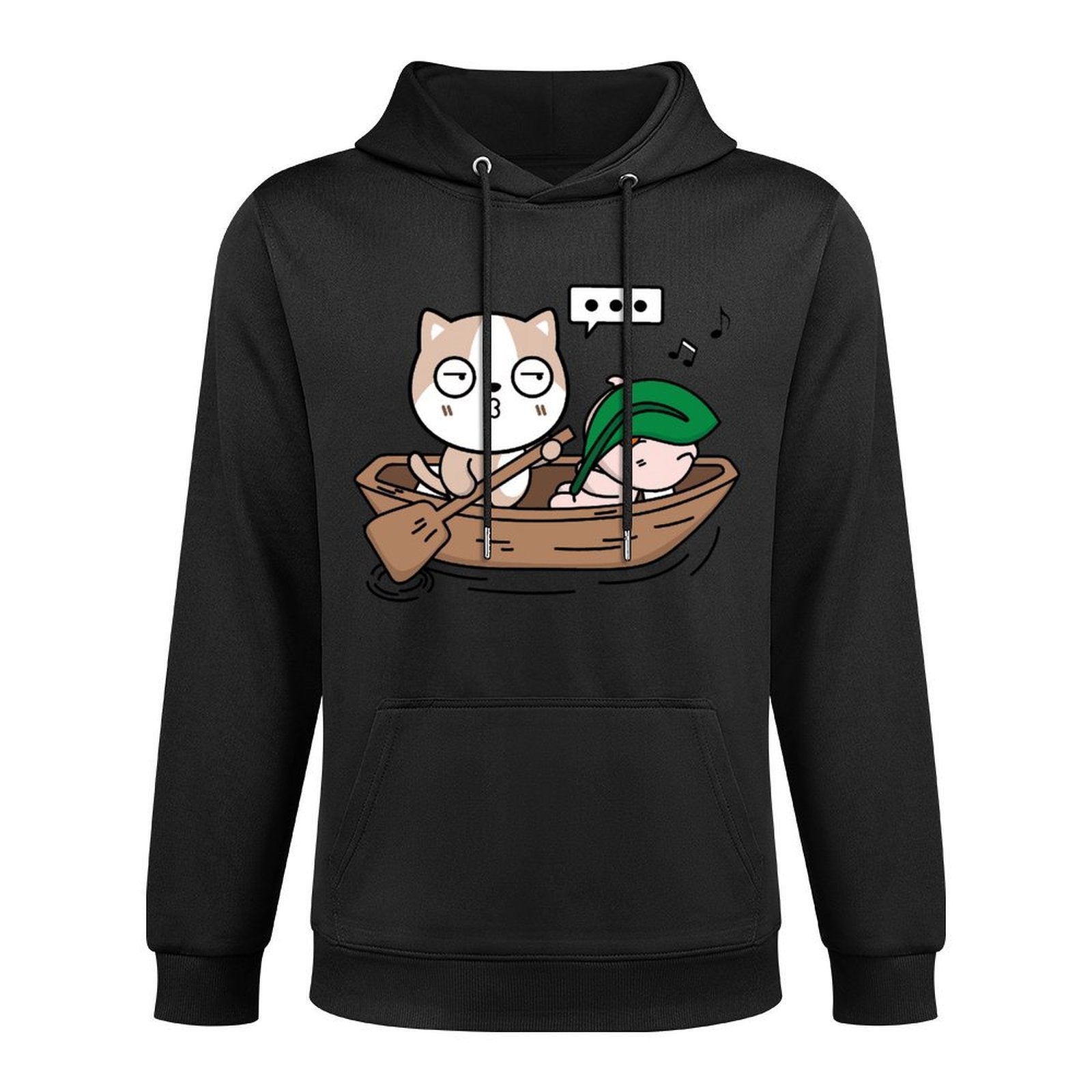 Clean Refined Front Graphic Hoodies