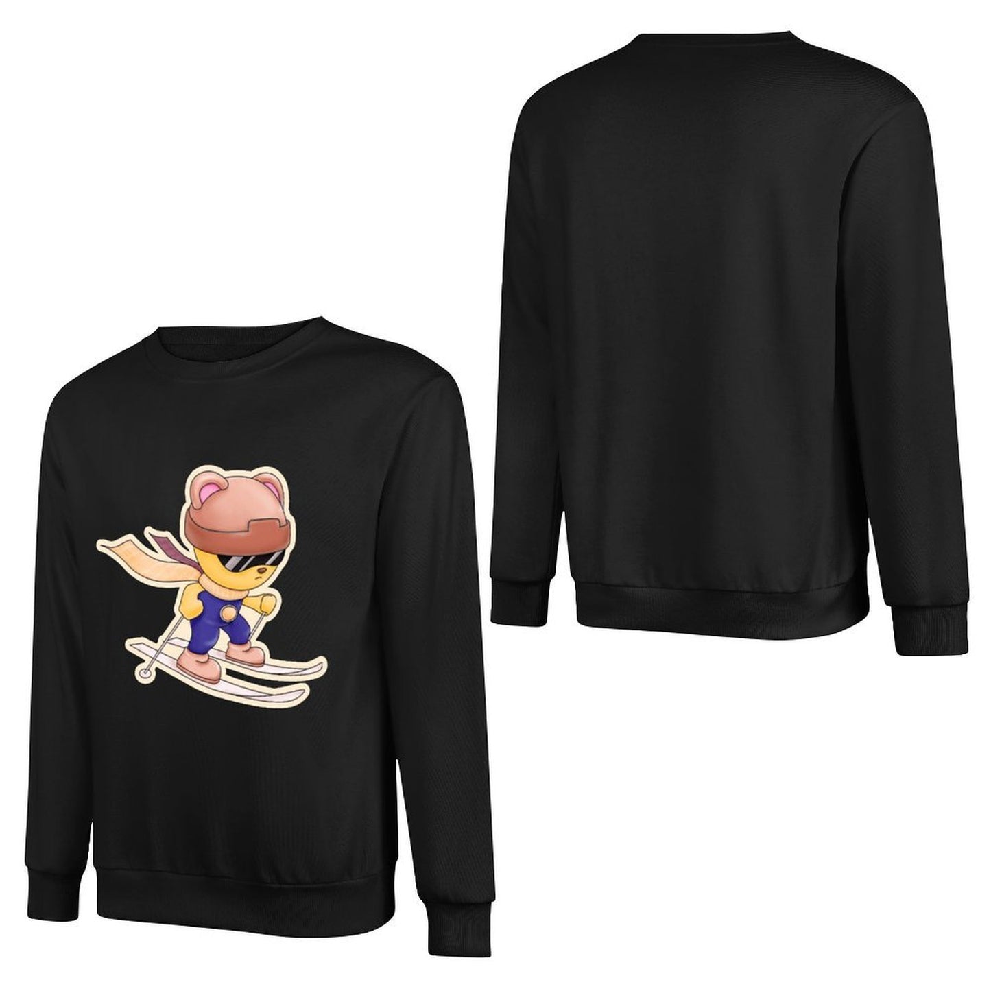 IPIB 250g Crew Neck Long Sleeve Sweatshirt Front GraphicCrew Neck Long Sleeve Sweatshirt6000049-1