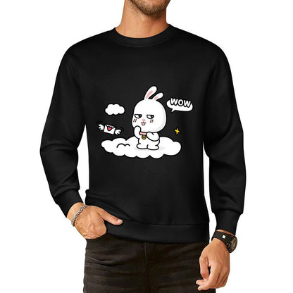 Front Patterned Long Sleeve TopLifestyleLine ActiveStyle