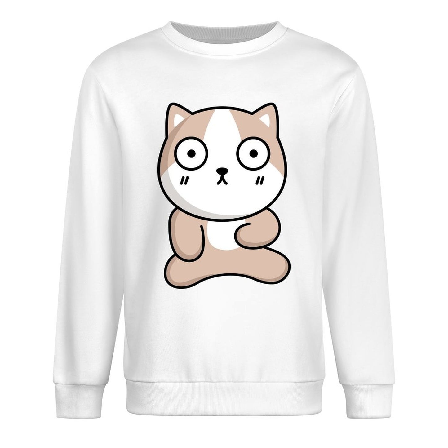 Front Patterned Long Sleeve TopColorfast YearRound