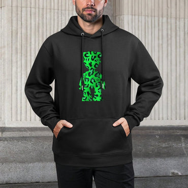 IPIB 250g Hooded Pocket Sweatshirt Front GraphicMen's Hooded  Sweatshirt6000126-1