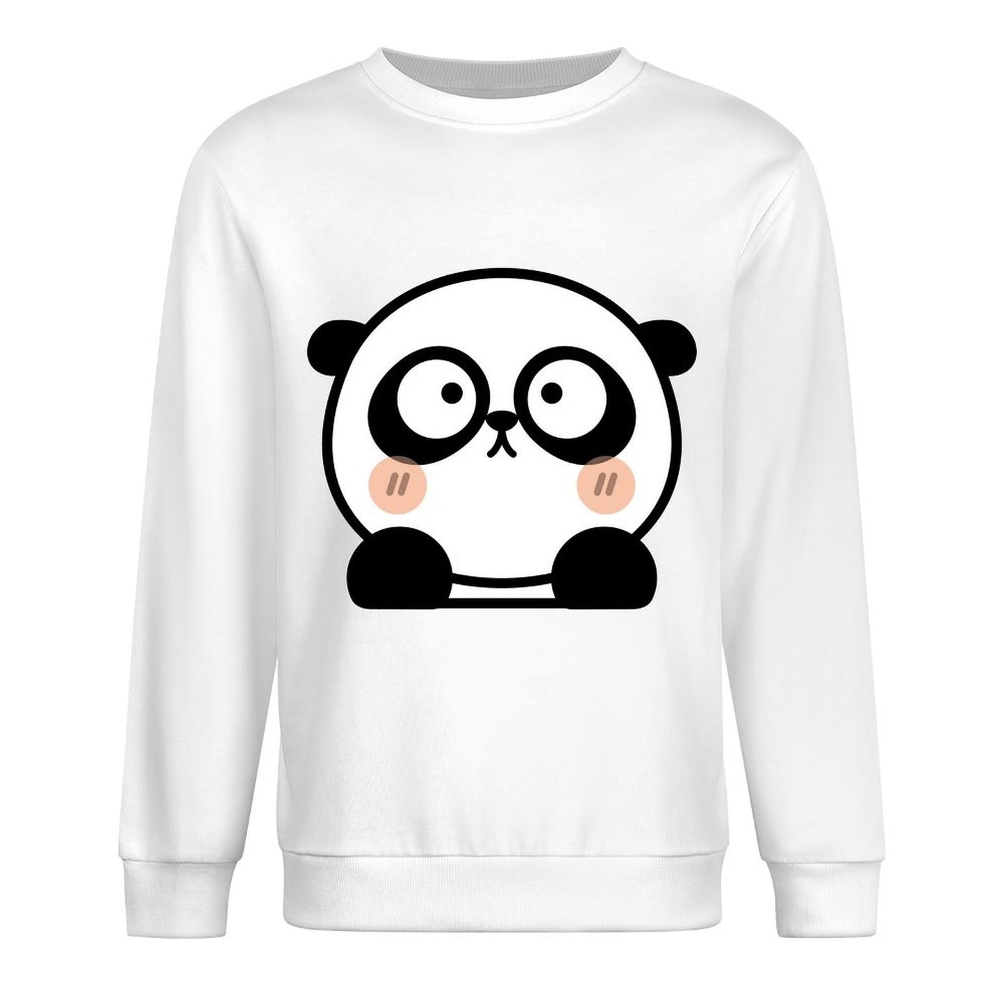 Front Patterned Long Sleeve TopClean Edges Printed