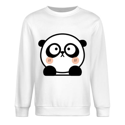 Front Patterned Long Sleeve TopClean Edges Printed