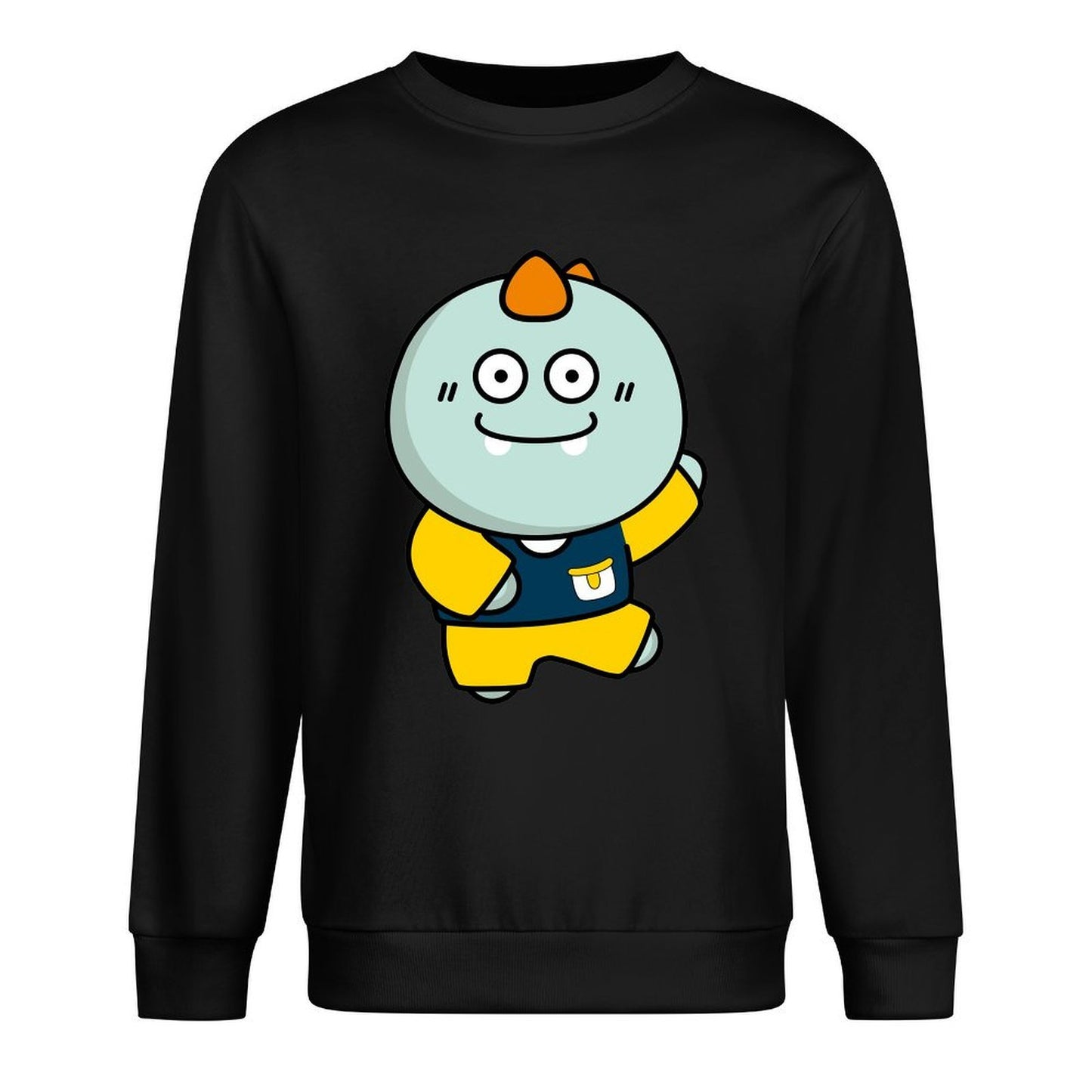 Front Patterned Long Sleeve TopVintage SoftLine