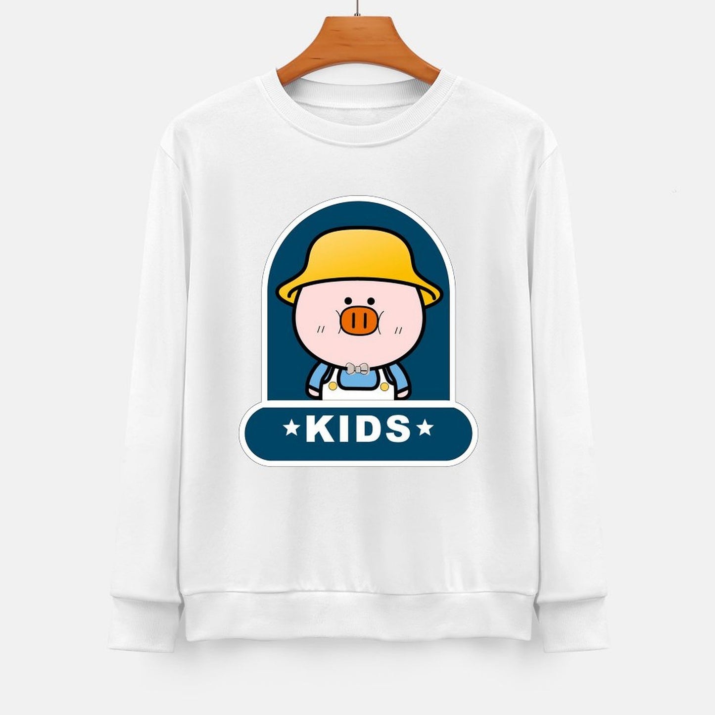 Front Patterned Long Sleeve TopTimeless Solid