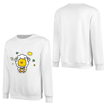 Front Patterned Long Sleeve TopHeat-Transfer Strong