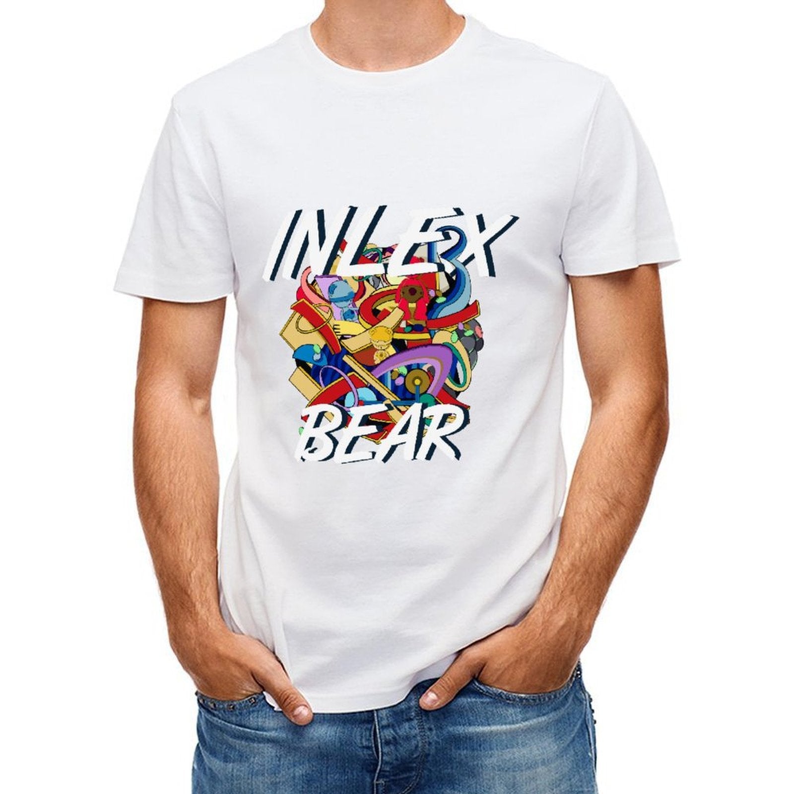 Inlex Bear T-shirtsSoftFeel Tear-Resistant T-Shirt