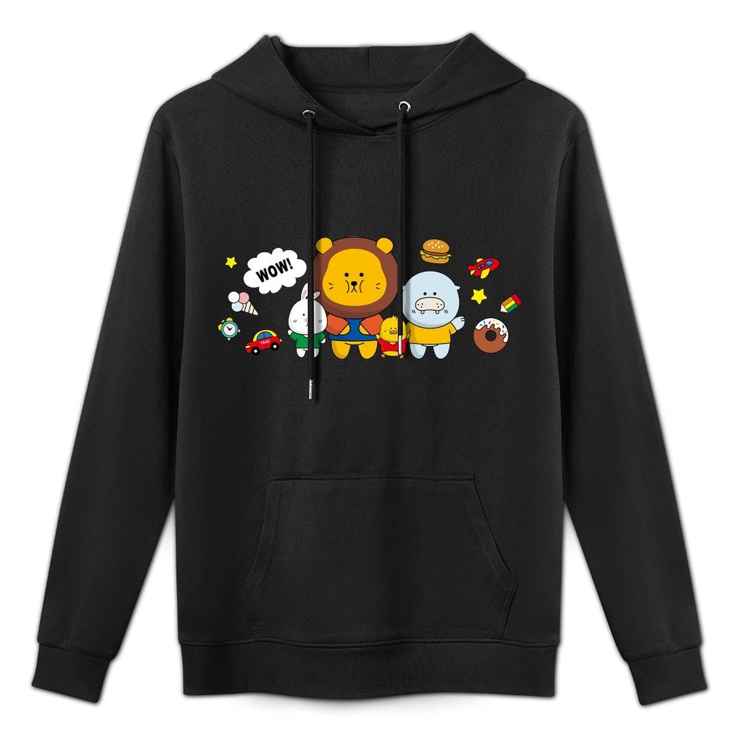 Moisture-Wicking Original Front Graphic Hoodies