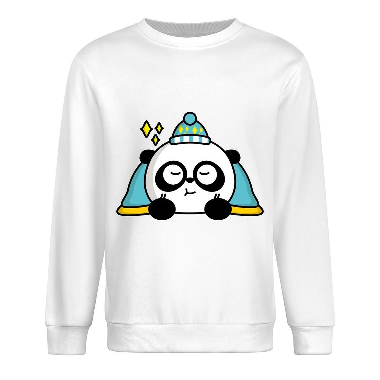 Front Patterned Long Sleeve TopSignature Oversized