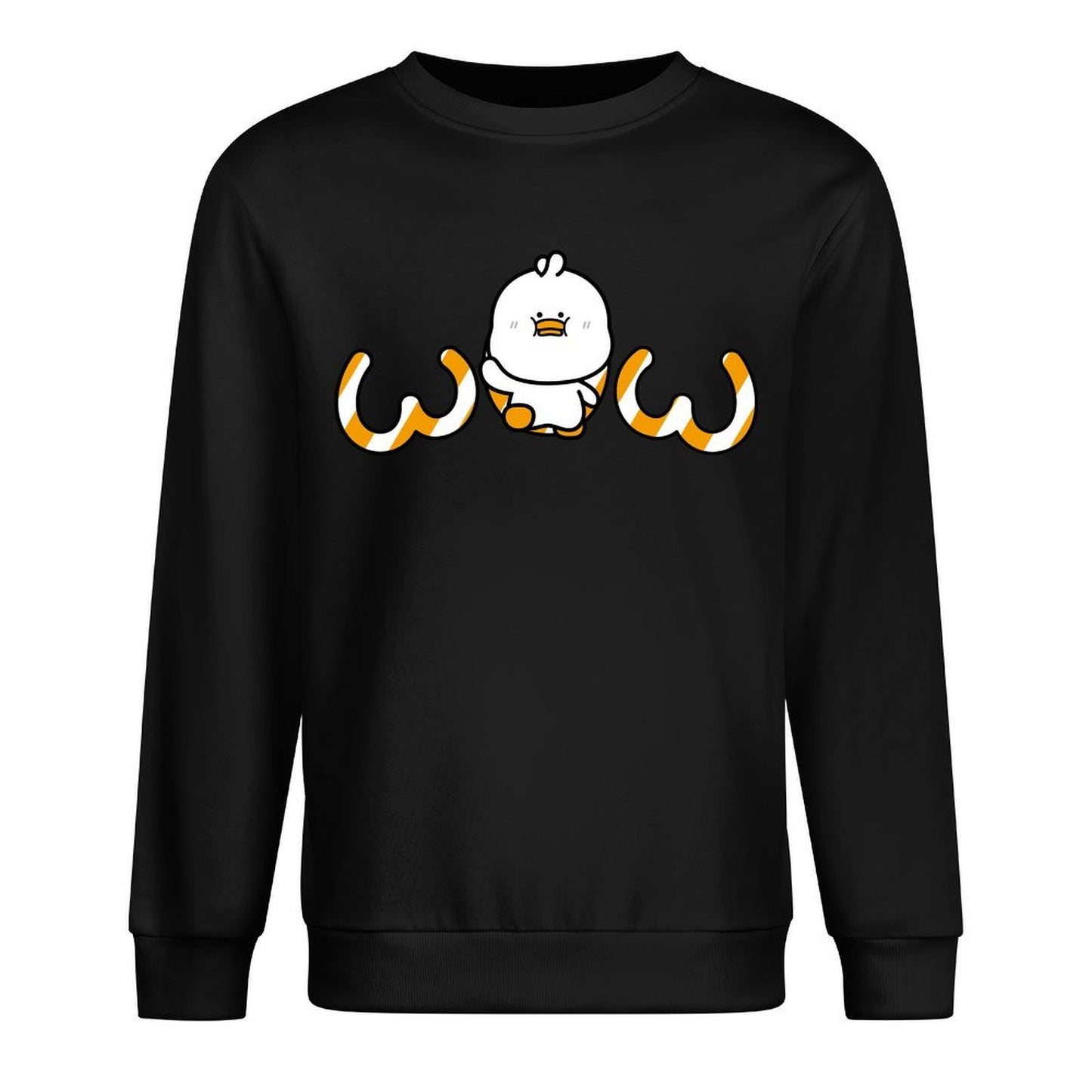 Front Patterned Long Sleeve TopPrinted ClassicStyle