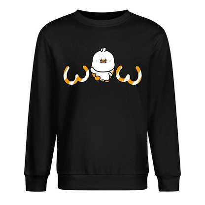 Front Patterned Long Sleeve TopPrinted ClassicStyle