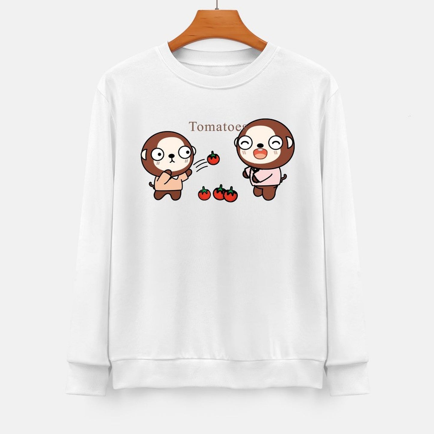 Front Patterned Long Sleeve TopPrinted Fitted