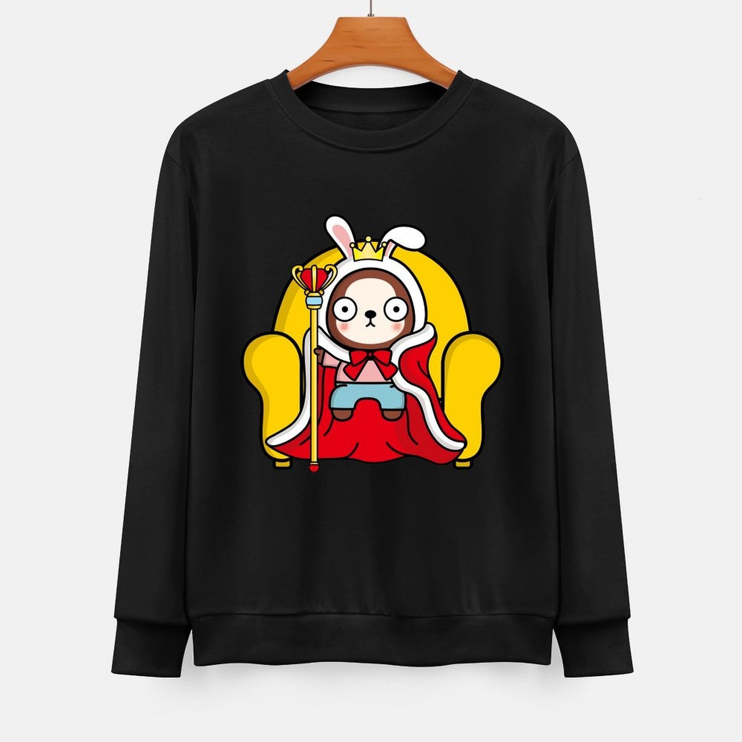  Front Patterned Long Sleeve Top Casual