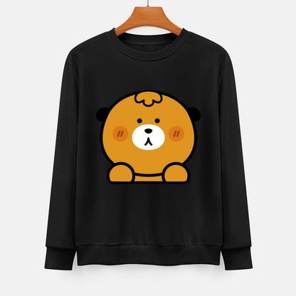  Front Patterned Long Sleeve TopTimelessComfort Neat