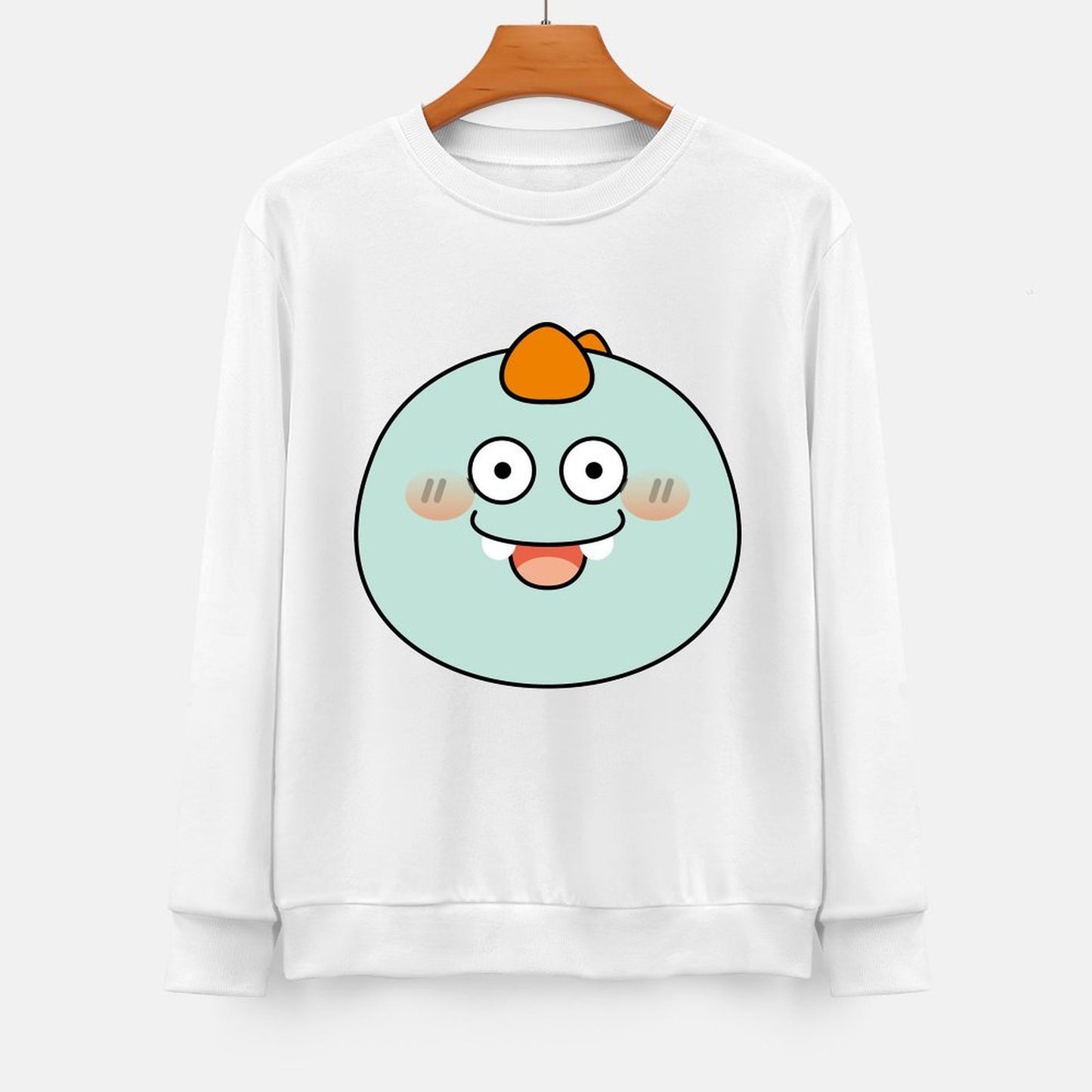 Front Patterned Long Sleeve TopSport Neat