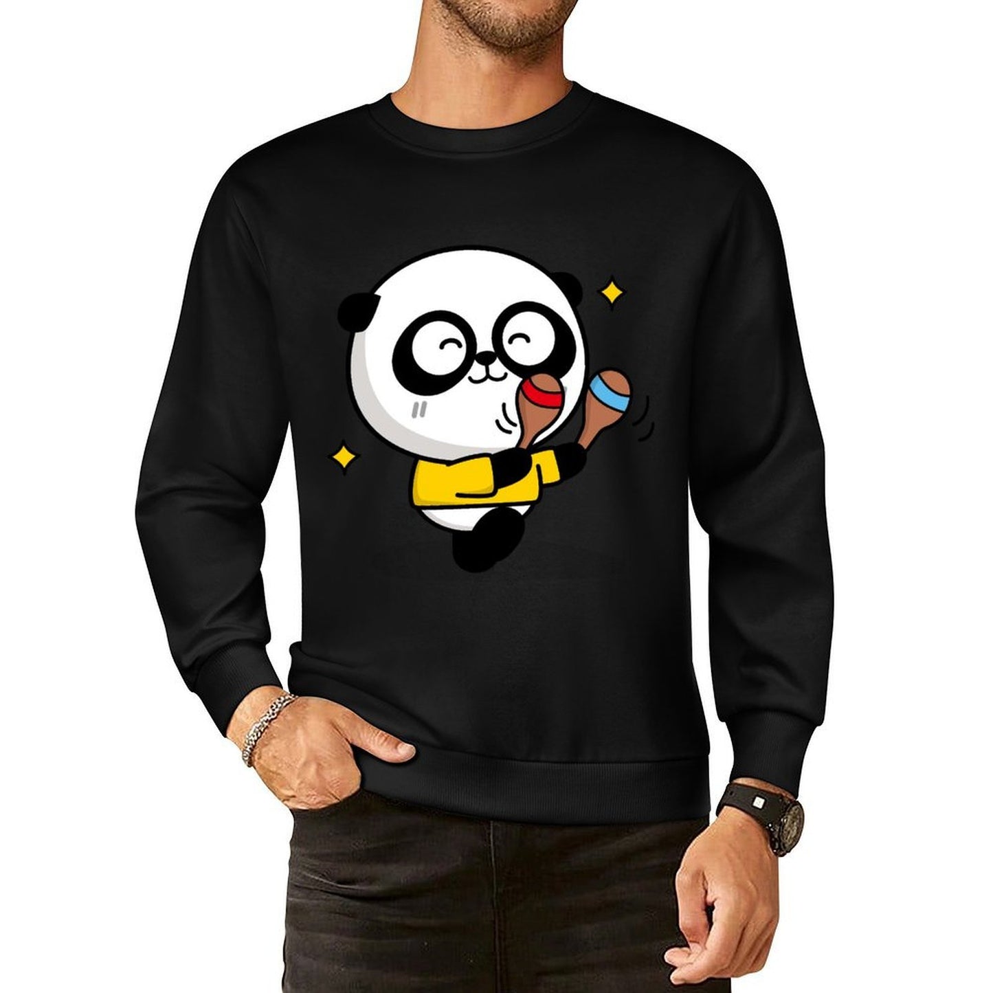 Front Patterned Long Sleeve TopEssentialFit SoftLine