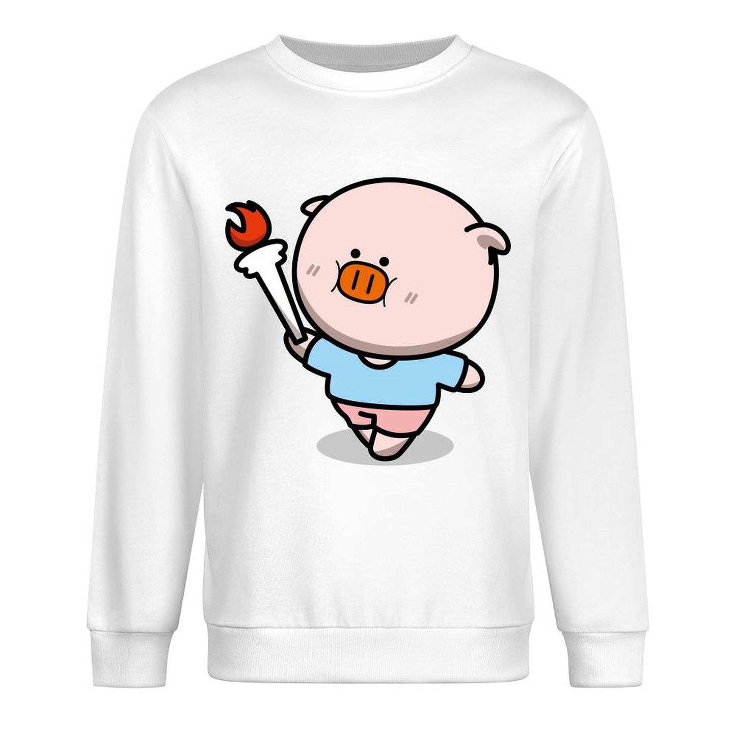 Front Patterned Long Sleeve TopUnisex Premium