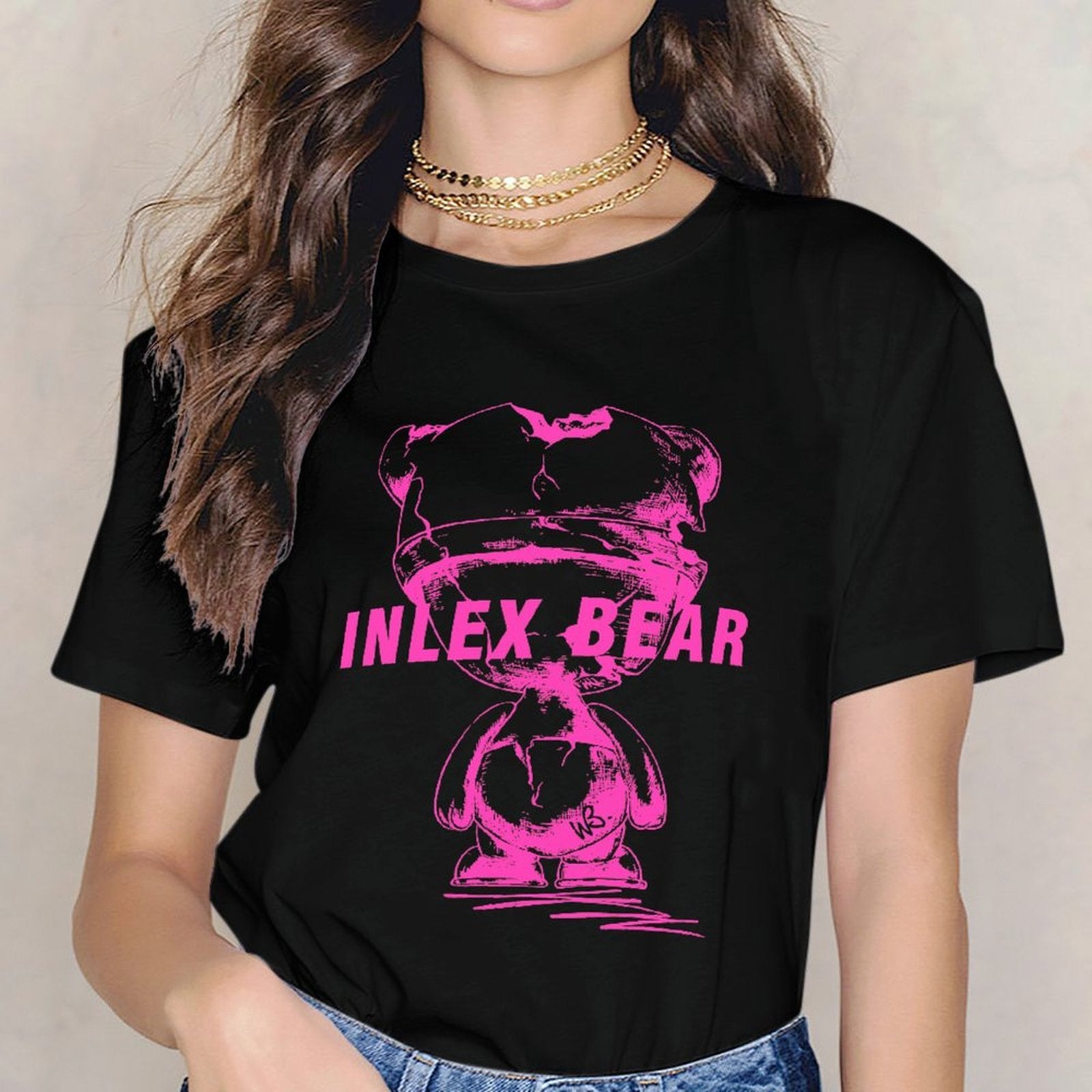 Inlex Bear T-shirtsBold Oversized T-Shirt