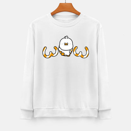 Front Patterned Long Sleeve TopPrinted ClassicStyle