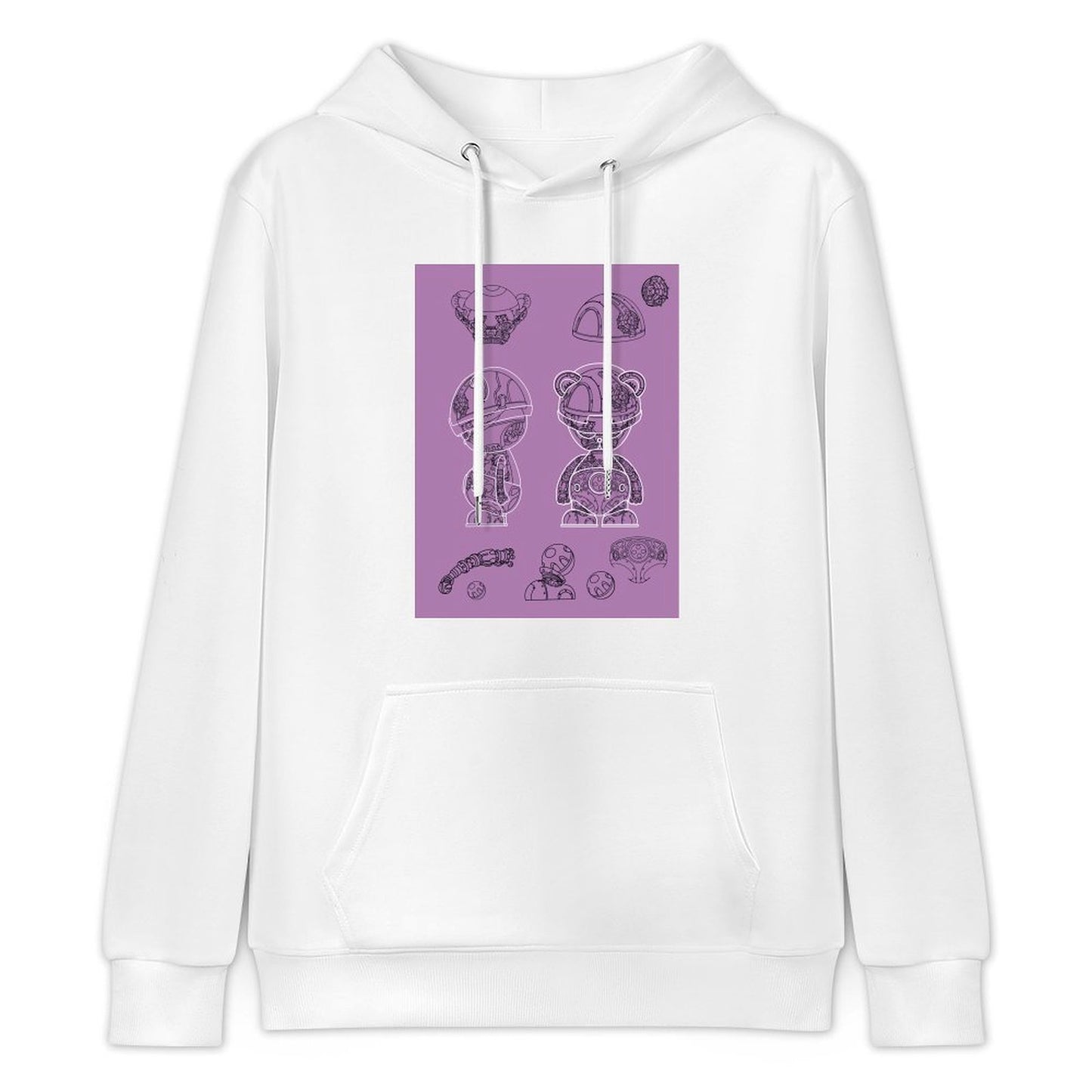 Hoodie Front PatternFade-Resistant Neat