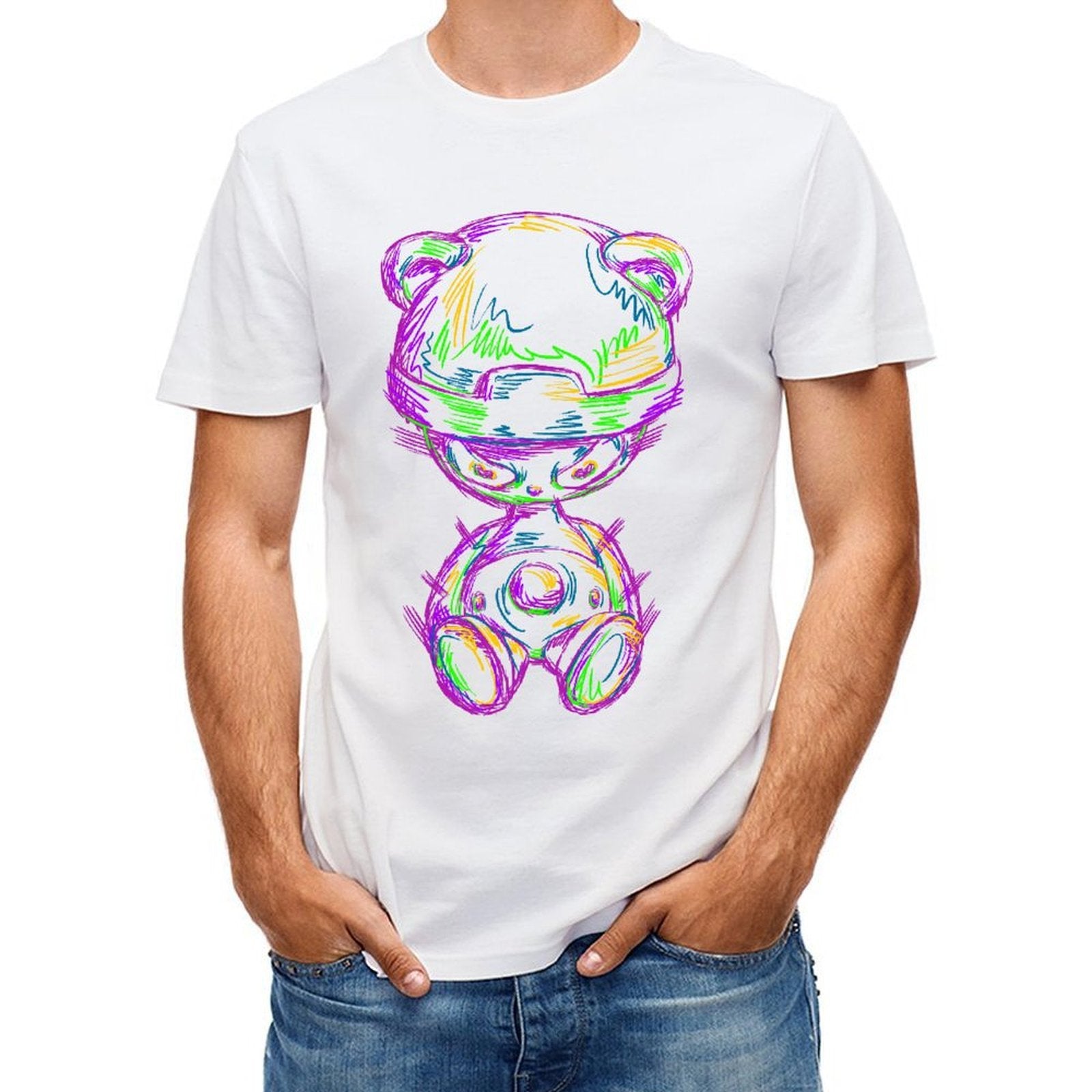 Inlex Bear T-shirtsClassicLine Vibrant Colors T-Shirt