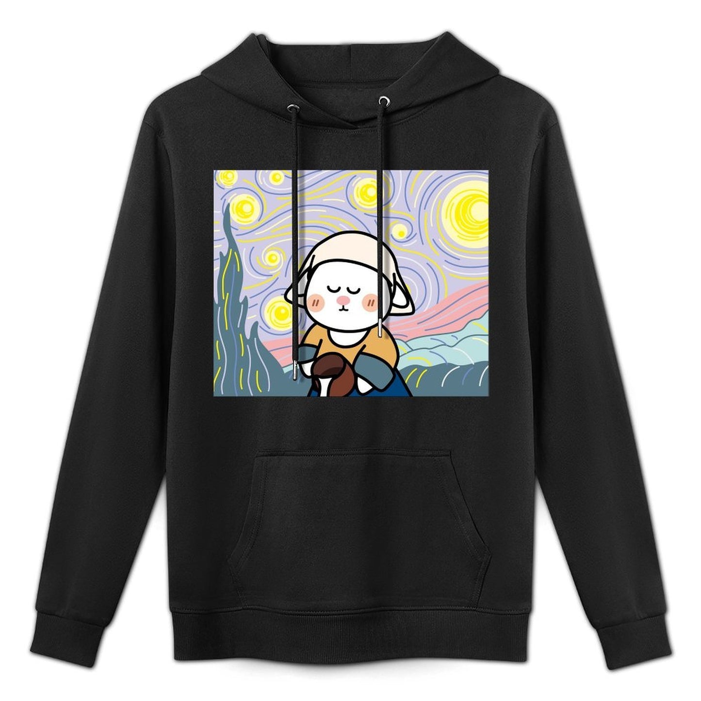 Regular Smooth Front Graphic Hoodies