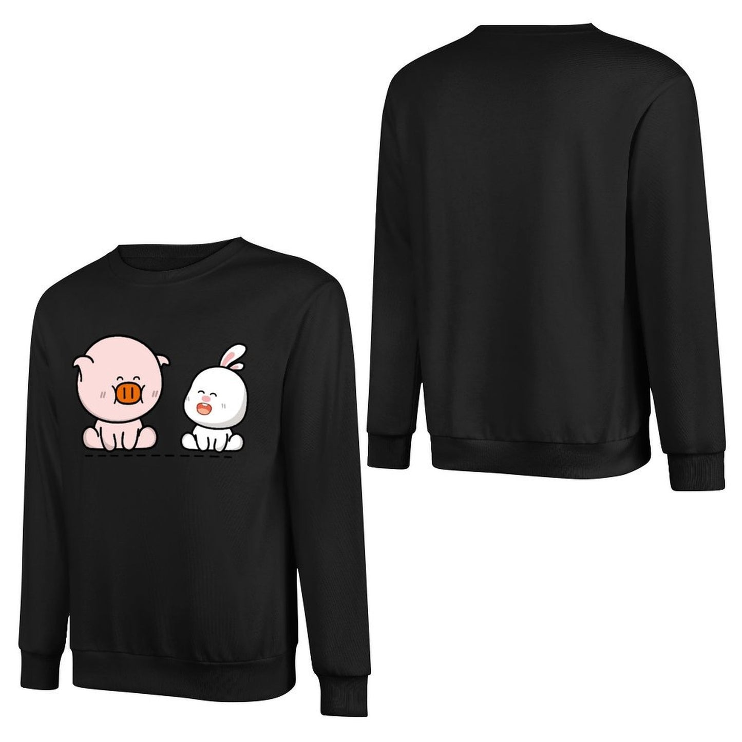 Front Patterned Long Sleeve TopYearRound EverydayWear