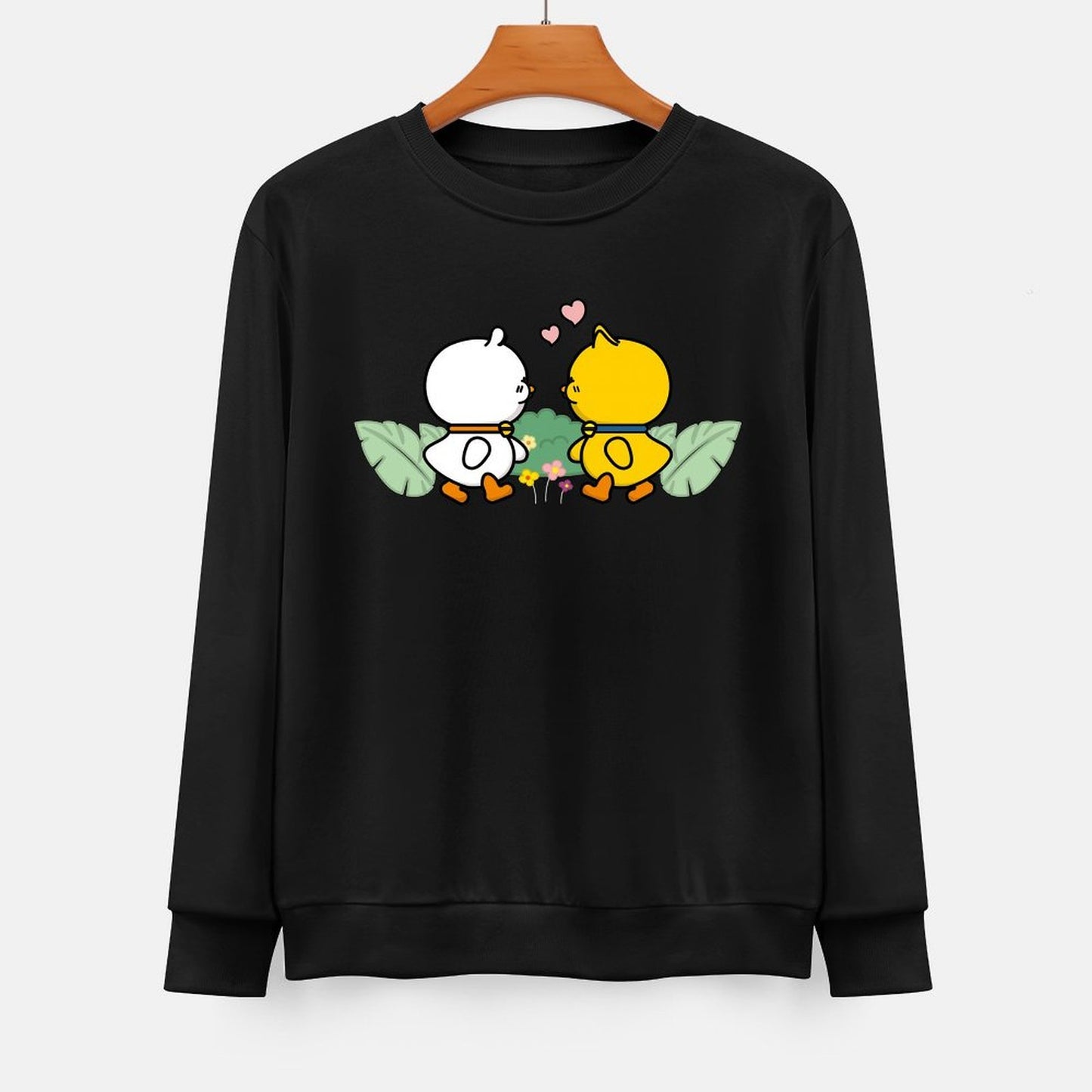 Front Patterned Long Sleeve TopRefined Fitted