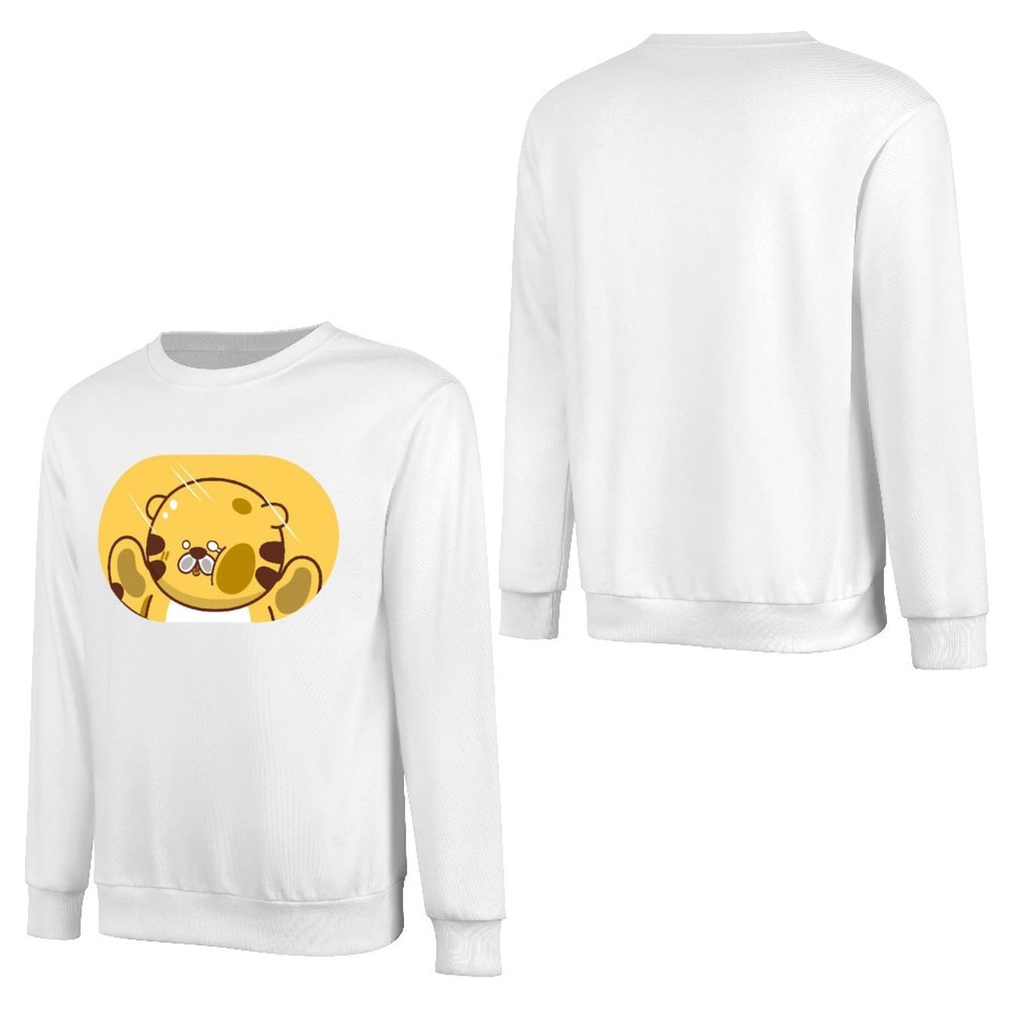 Front Patterned Long Sleeve TopEasyStyle High-Quality