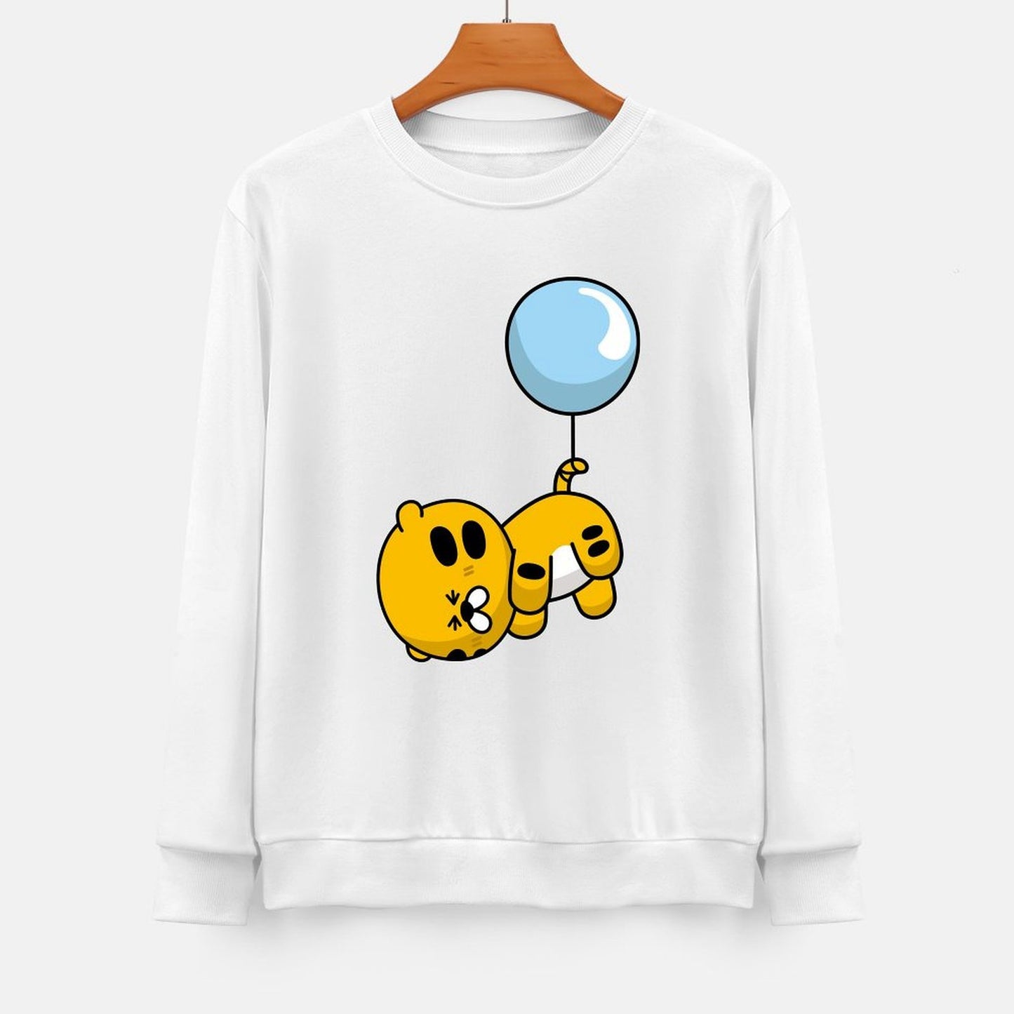 Front Patterned Long Sleeve TopClean Soft