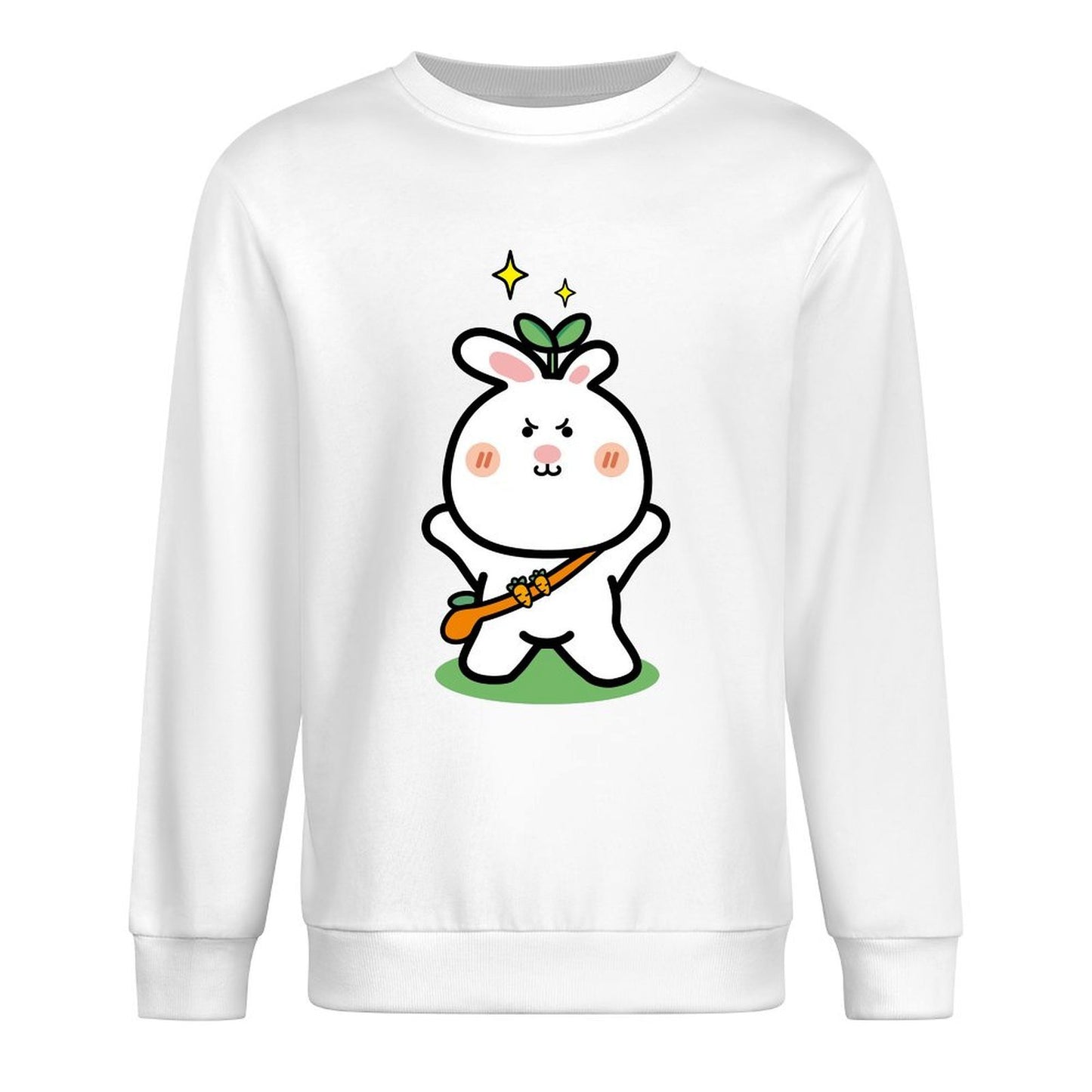 Front Patterned Long Sleeve TopSoft Tear-Resistant