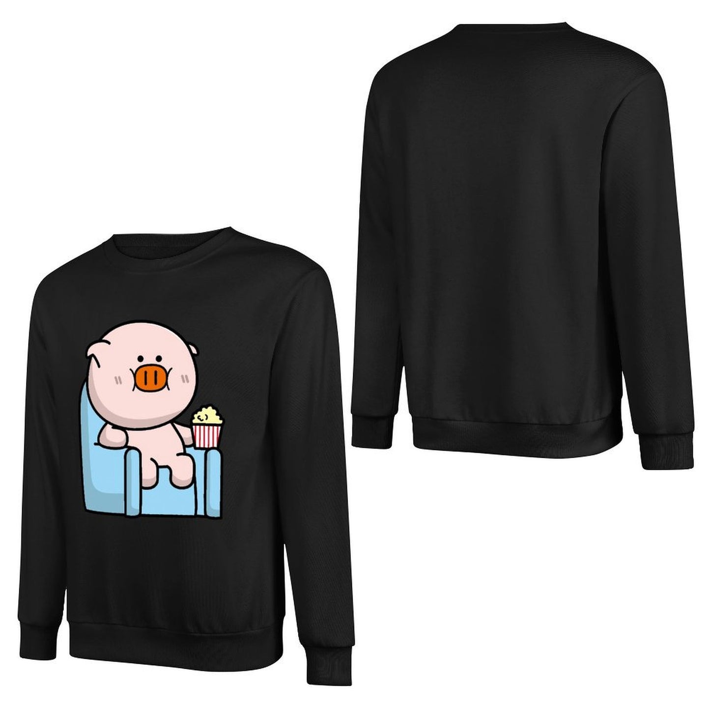 Front Patterned Long Sleeve TopReliable Durable