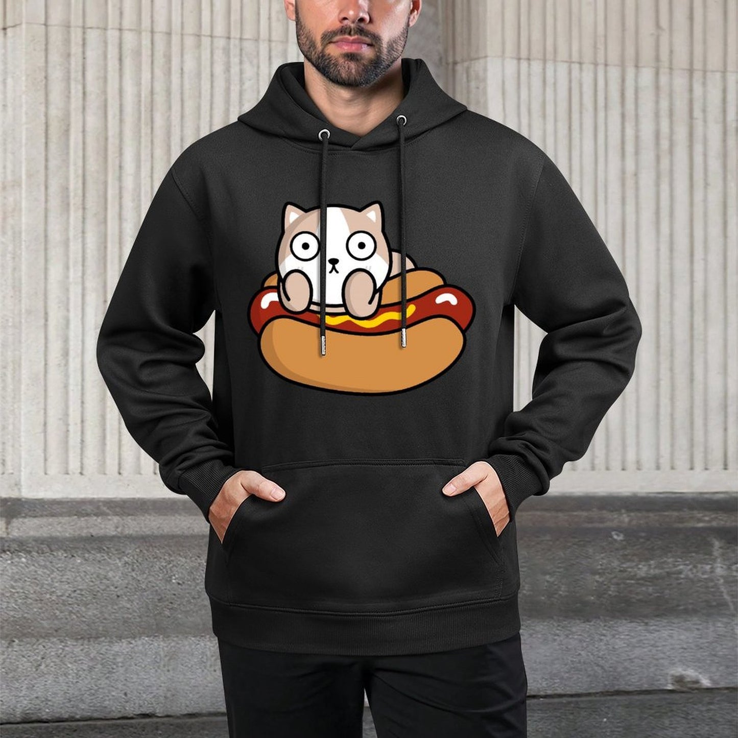 Urban Sharp Front Graphic Hoodies