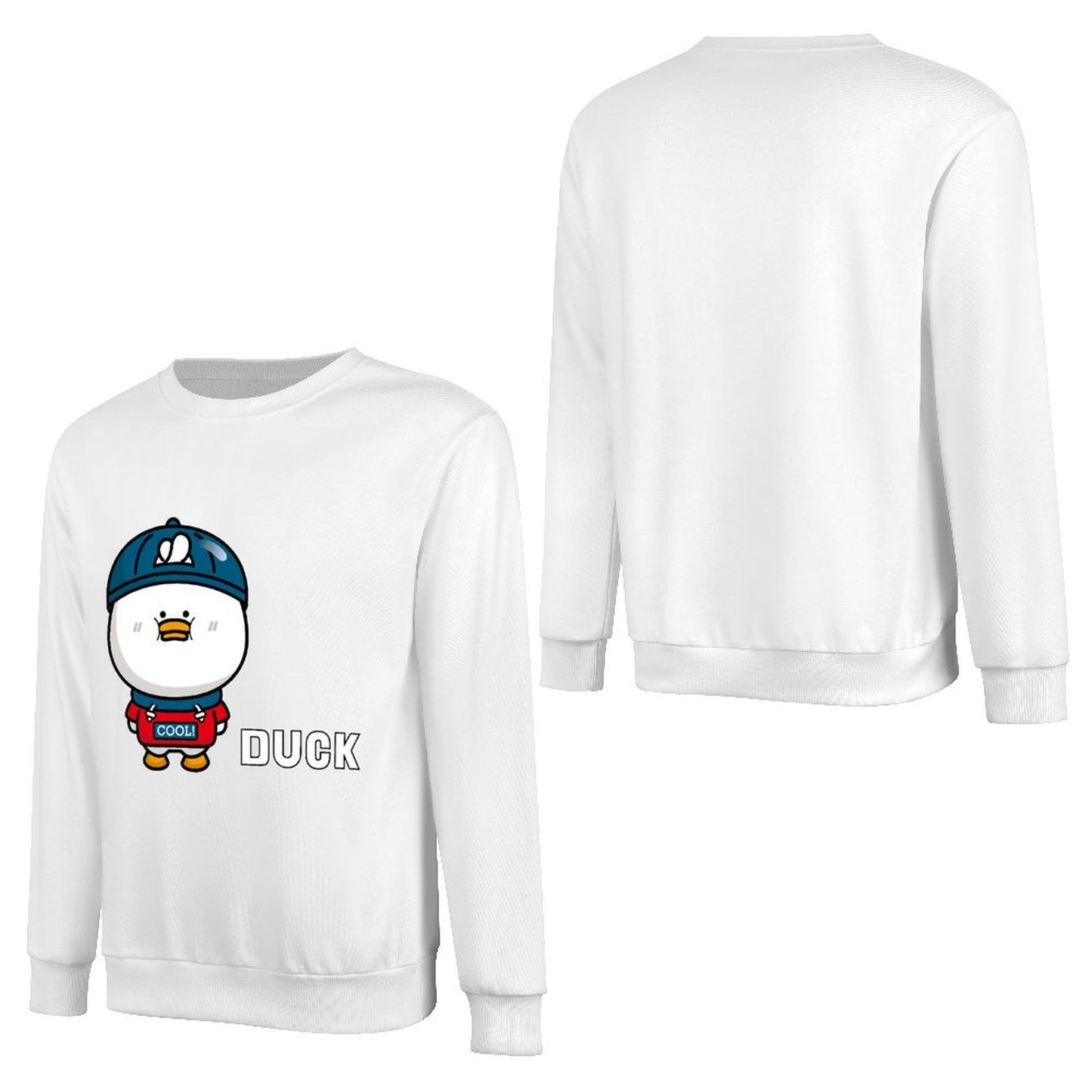 Front Patterned Long Sleeve TopNeutral Double-Stitched