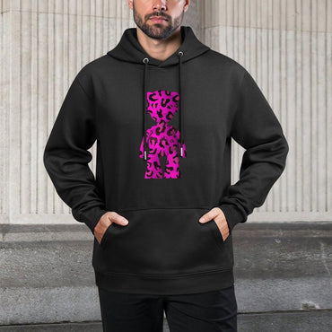 IPIB 250g Hooded Pocket Sweatshirt Front GraphicMen's Hooded  Sweatshirt6000126-2