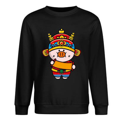 Front Patterned Long Sleeve TopTimeless Clean