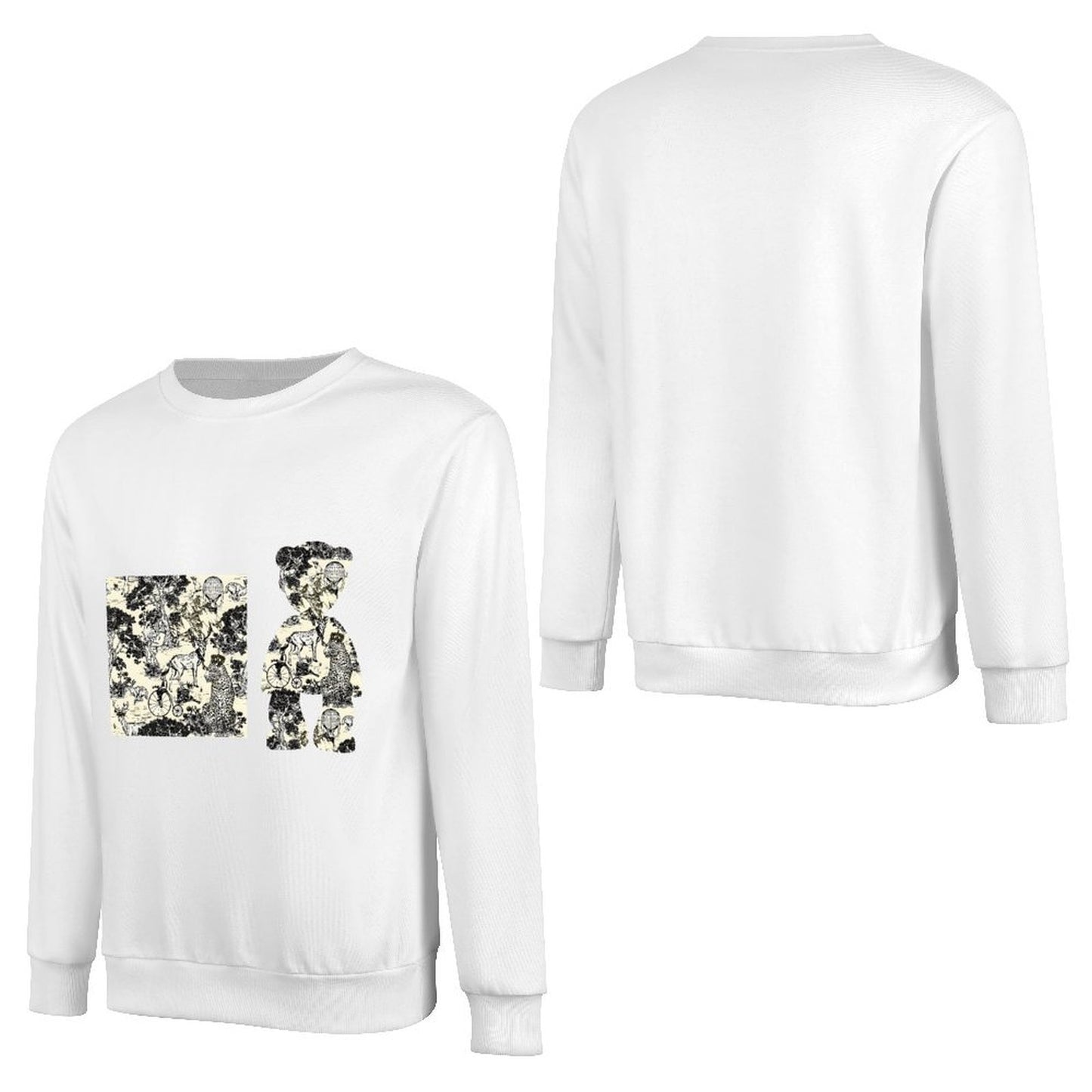 Long Sleeve With Front PatternUrban Solid