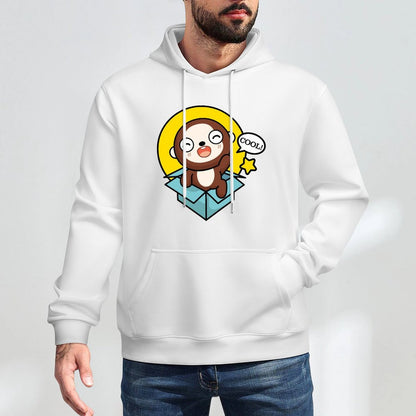 Moisture-Wicking Logo-Ready Front Graphic Hoodies