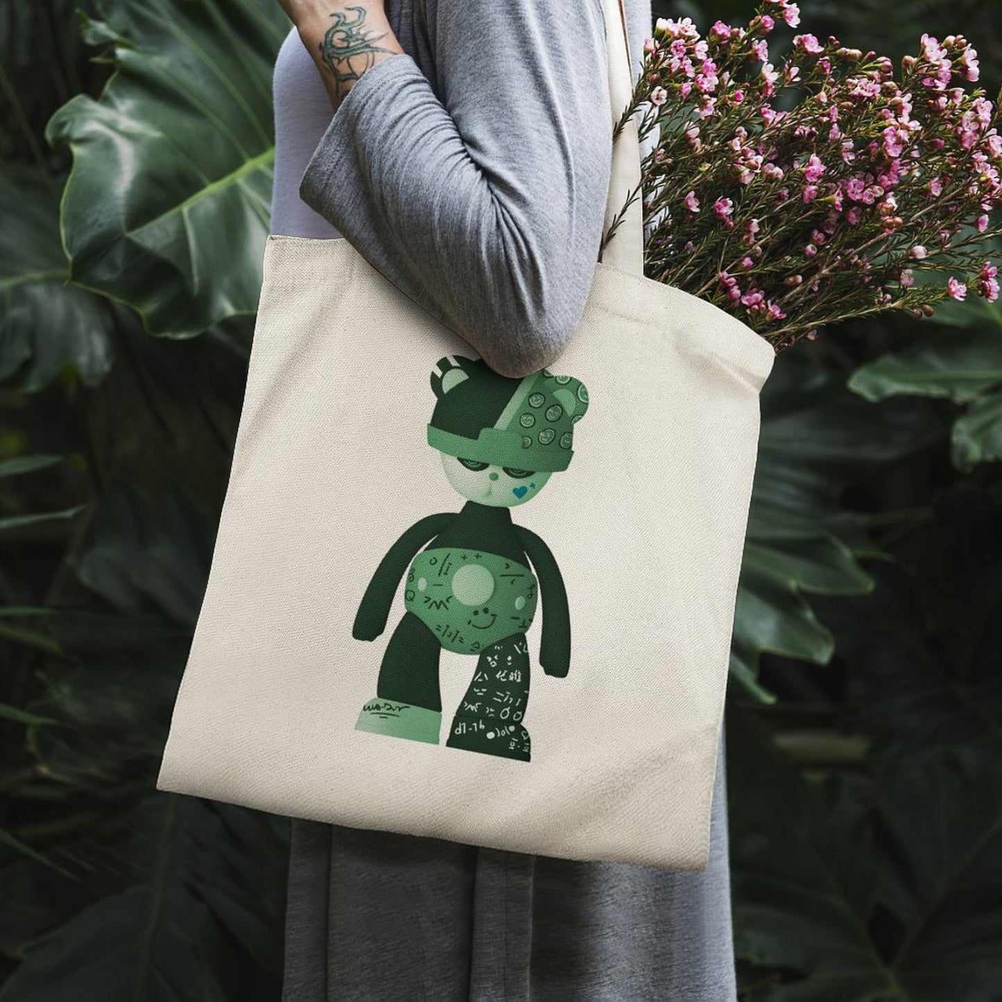 Canvas Tote Bag 6000107-1 Style 34x40cm