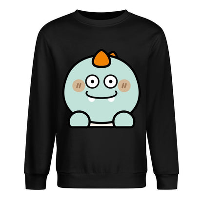 Front Patterned Long Sleeve TopClean Edges Signature