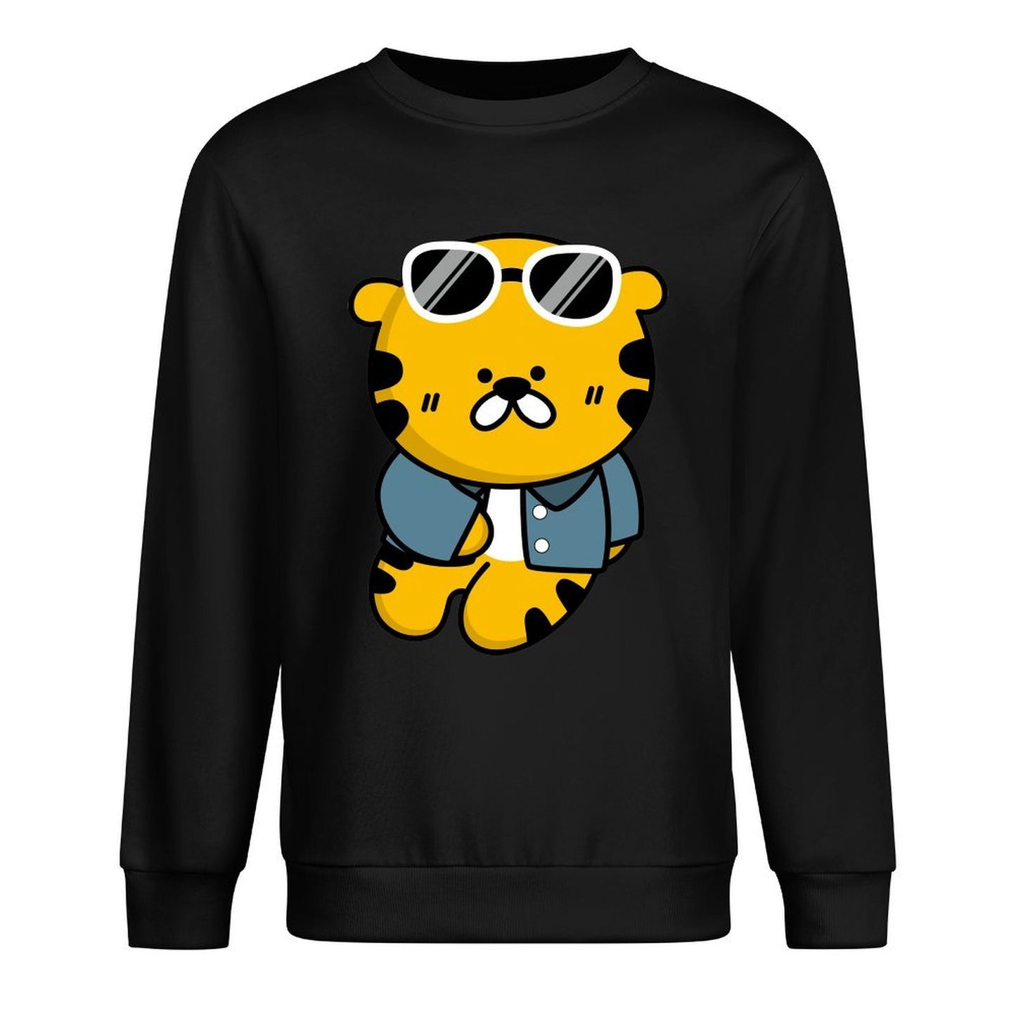 Front Patterned Long Sleeve TopEverydayWear Strong