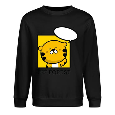 Front Patterned Long Sleeve TopPrinting Series