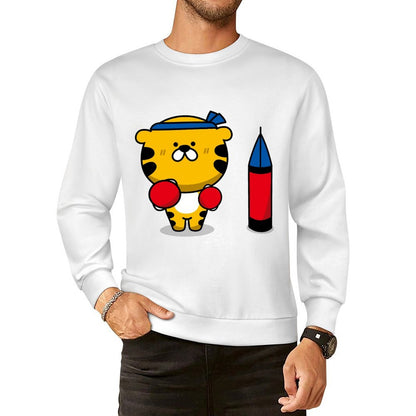 Front Patterned Long Sleeve TopReliable Everyday